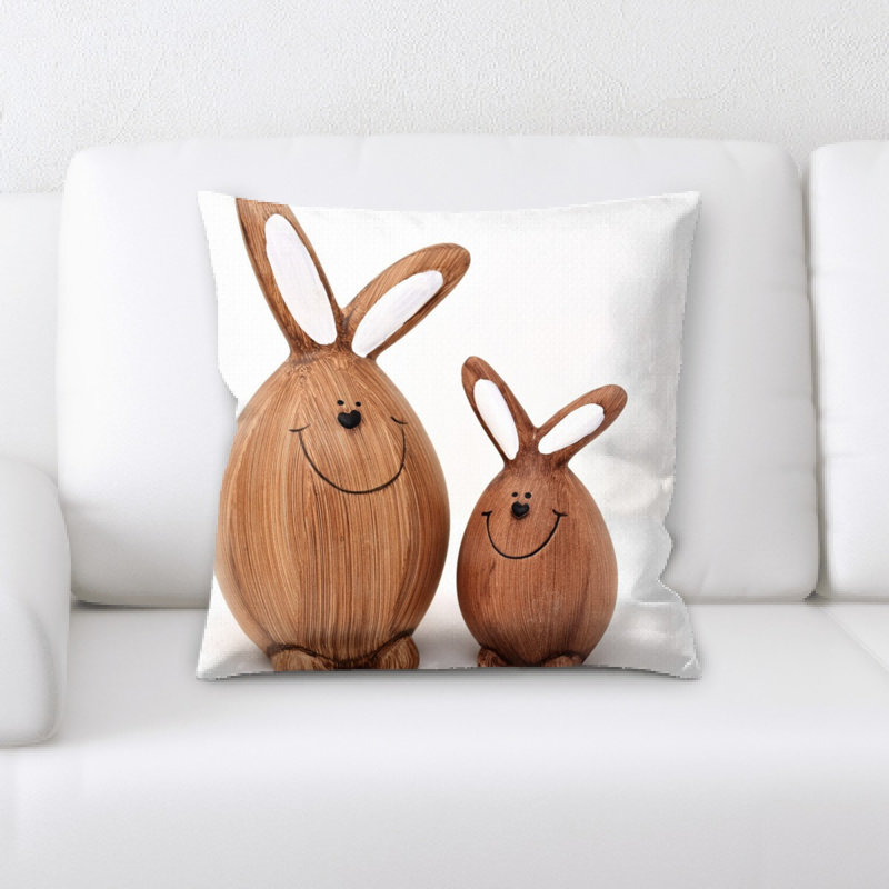 Microsuede Throw Pillow