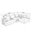 Canapé modulaire en L Boneless-2054788471