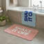 Shake It Off Slogan Scalloped Bath Mat-804816323