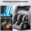 Fauteuil de massage shiatsu complet avec zéro gravité, thermothérapie dorsale, repose-pieds, repose-pieds extensible et compression d'air - idéal pour soulager la fatigue musculaire, installation facile, cadeau parfait pour la détente à la maison-1263676159
