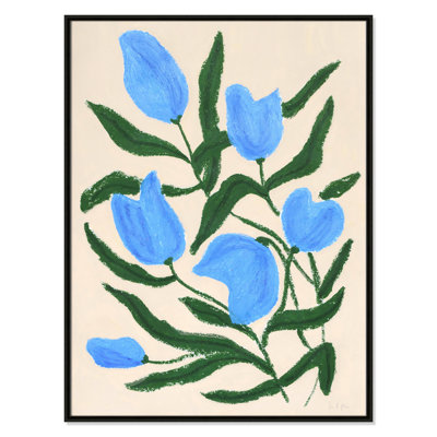 Colette "Blue Tulips" Print by Camilla Bergqvist