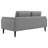 2-Piece Track Arms Sofa Set