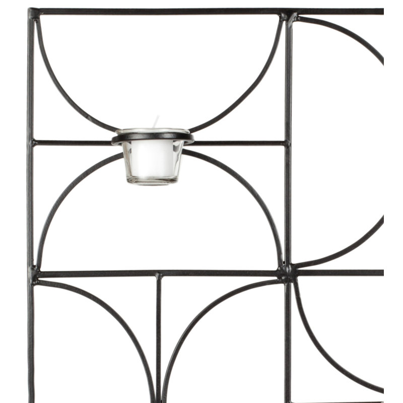 Porte-votives murales 28,3 po Barhill, 5, 28.3"H x 28.3"W x 3.9"D