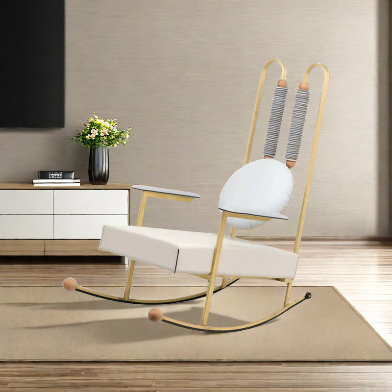 Chaise berçante moderne et élégante