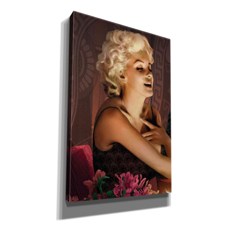 «Marilyn's Touch» par Chris Consani, art mural sur toile, H 60 po x l 40 po x P 1,5 po