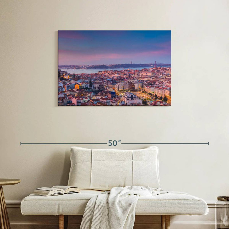 Nicci Lisbon Morning Scenery, H 24 po x l 36 po