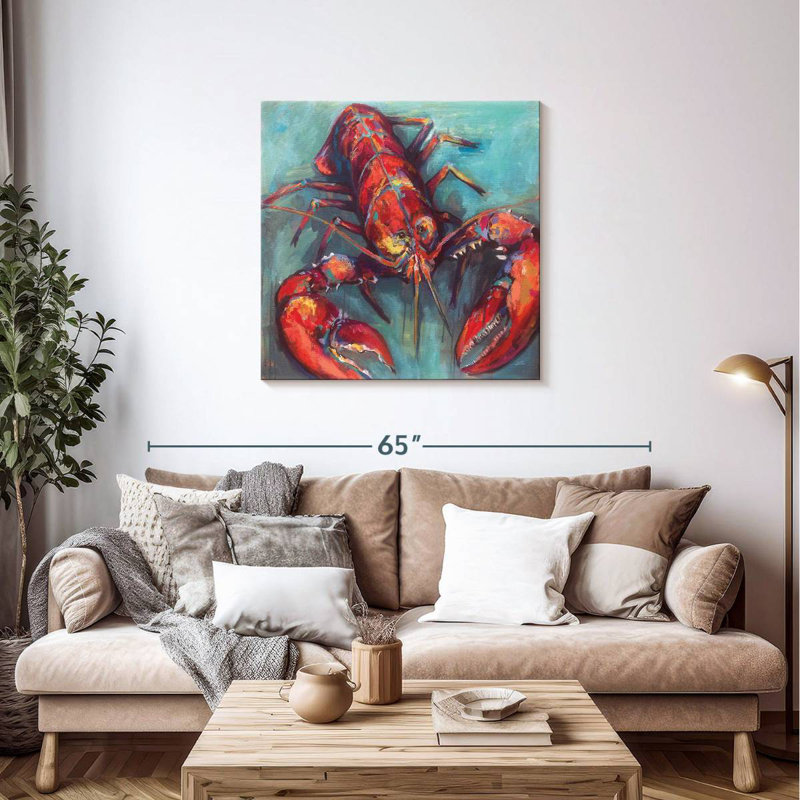 Crowle Lobster, 36" H x 36" W