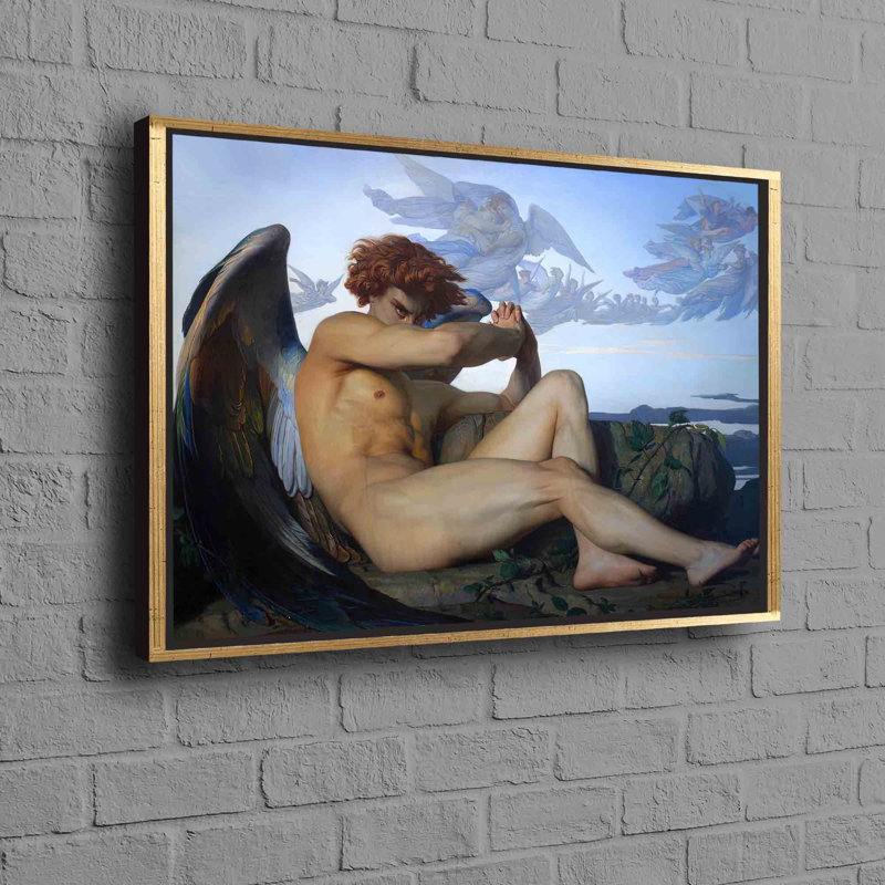 Print on Canvas, 20cm H x 30cm W, Black, Floater Framed