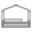 Charmant cadre de lit simple en bois de style rustique-2103684919