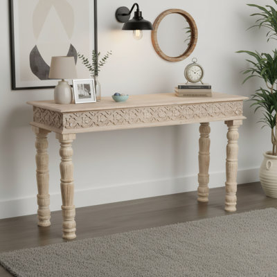 Aarohi 57'' Solid Wood Console Table