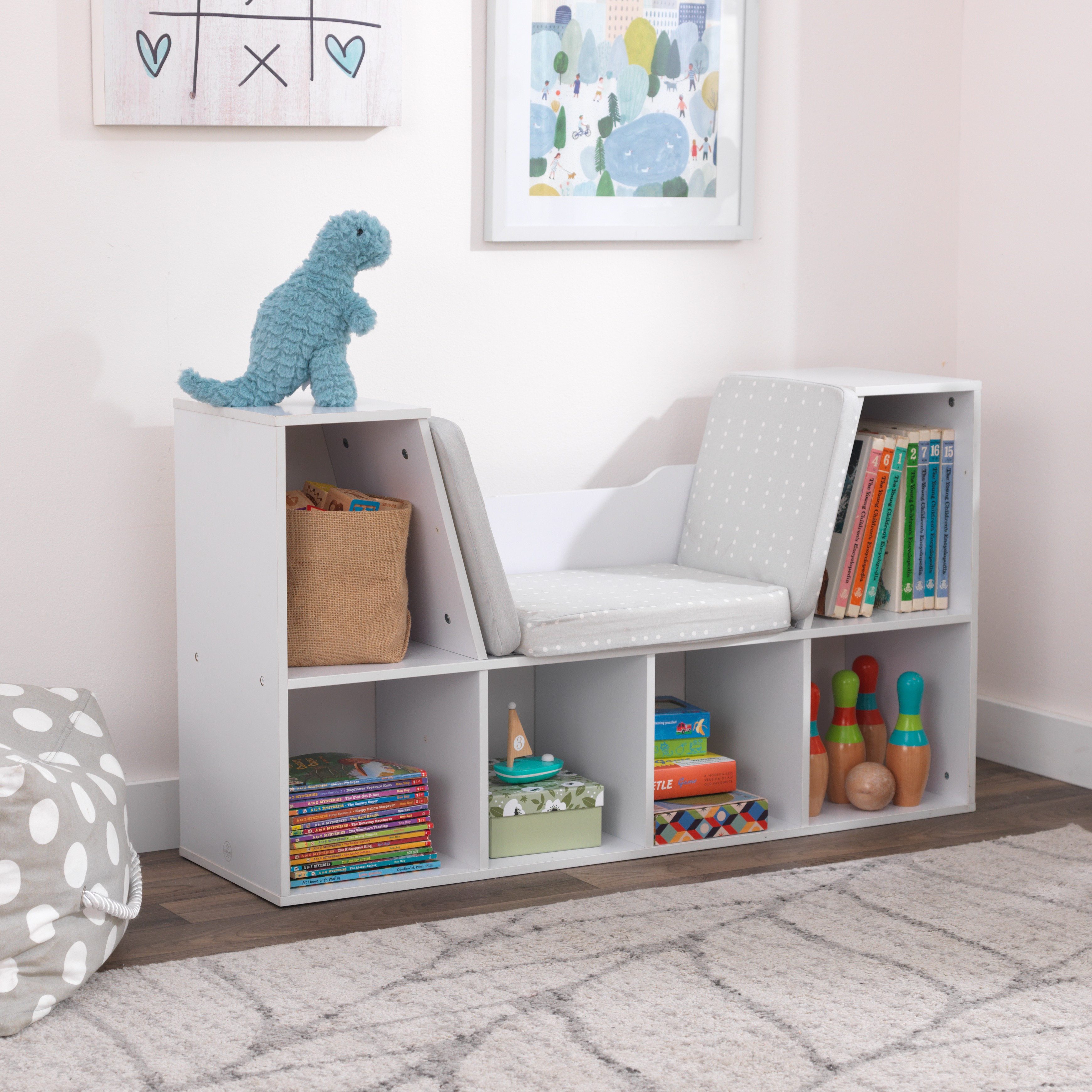 Wall Storage Unit - White - KidKraft