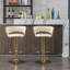 Tabourets de bar en velours réglables en hauteur pour une maison moderne