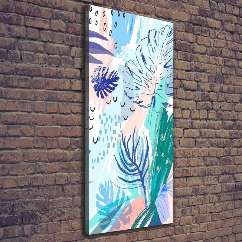 Tropical Leaves - Wrapped Canvas Print