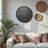 Thorin Round Black Contemporary Modern 30" Wall Clock