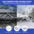 10ft x 12ft  Outdoor Canopy Gazebo, Outdoor Pavilion, Backyard Gazebo with Double Roof Design and Mesh Netting Curtain Suitable for All Seasons 