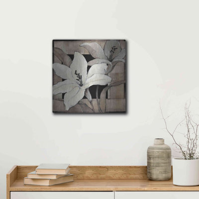 Red Barrel Studio® 'Dramatic Lily Grid I' by Tim O'Toole, Metal Wall Art