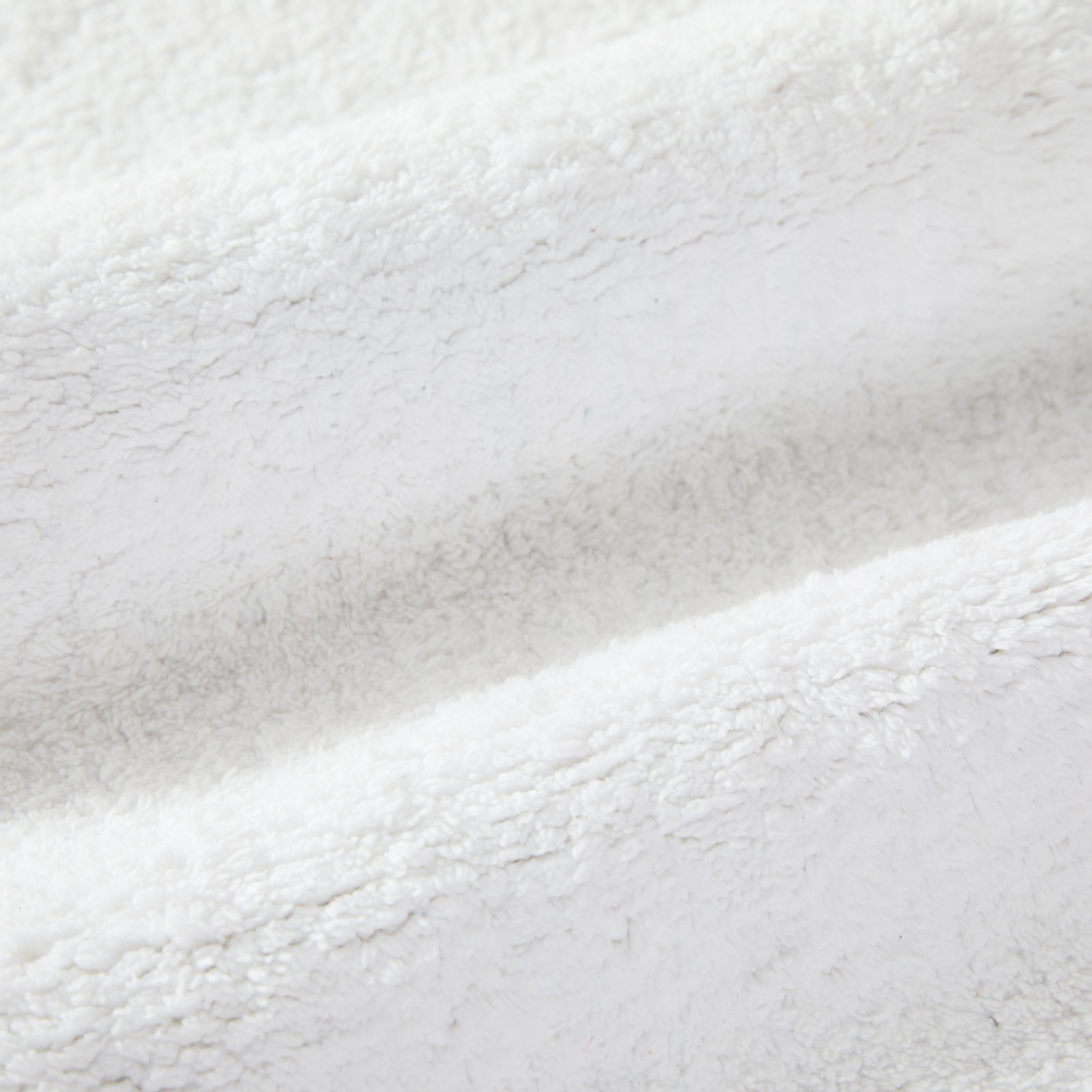100% Cotton Reversible Dual-Texture Bath Mat, 24 in x 17 in, White