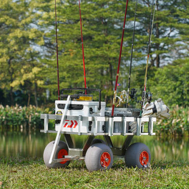 VEVOR 38.58'' H x 31.1'' W Garden Cart with Wheels