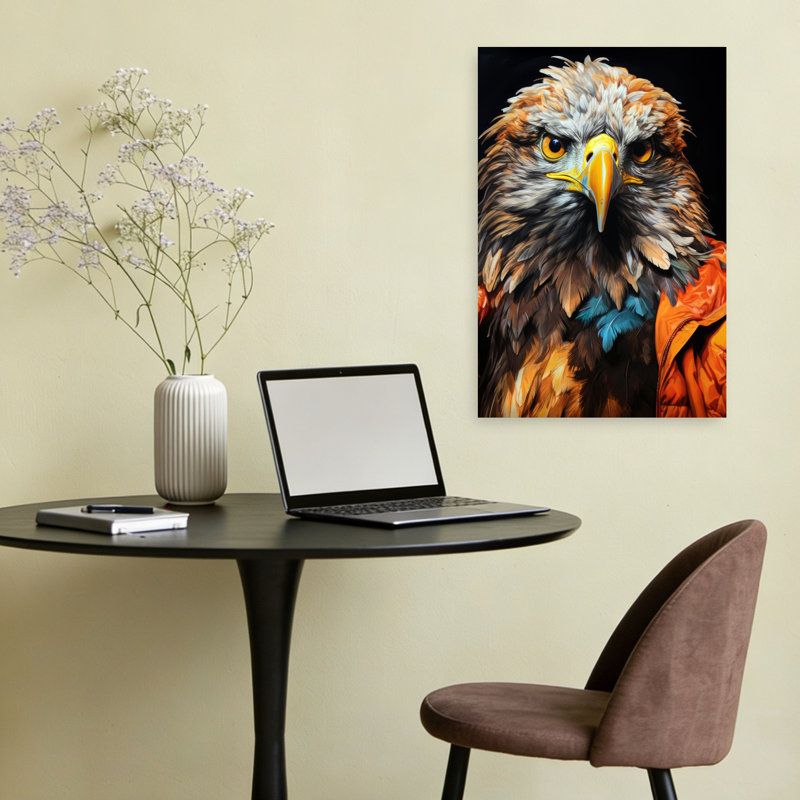 Art mural Regal Eagle, 24" H x 16" W