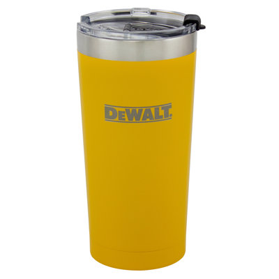20 Oz Yellow Powder Coated Industrial Drinkware