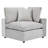 Commix Down Filled Overstuffed Velvet 5-Piece Sectional Sofa-9871011