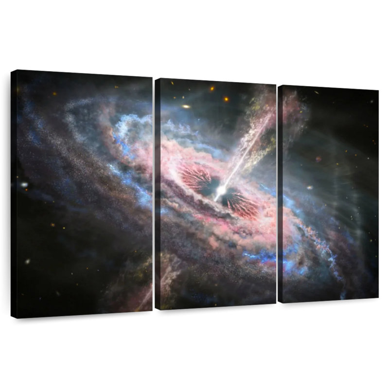 Oberle Quasar Outflow, 32" H x 50" W