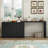 Innovative Sideboard That Effortlessly Converts Into A Dining Table And Adjustable Pull-Out Top For Flexible Use,Suitable For Study,Entrance And Living Room-1916507745