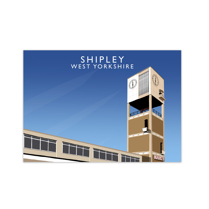 Shipley West Yorkshire by Richard O'Neill - Print, 297 cm H x 42 cm W