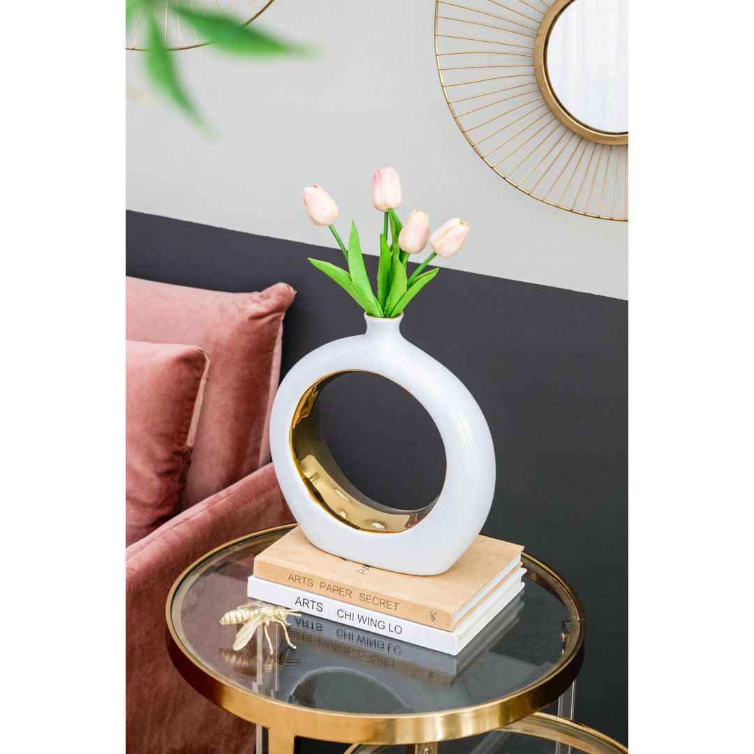 Maxwellton Ceramic Table Vase Orren Ellis