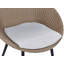Magby 2 - Person Wicker Patio Dining Set with Round Table , Cushions Included