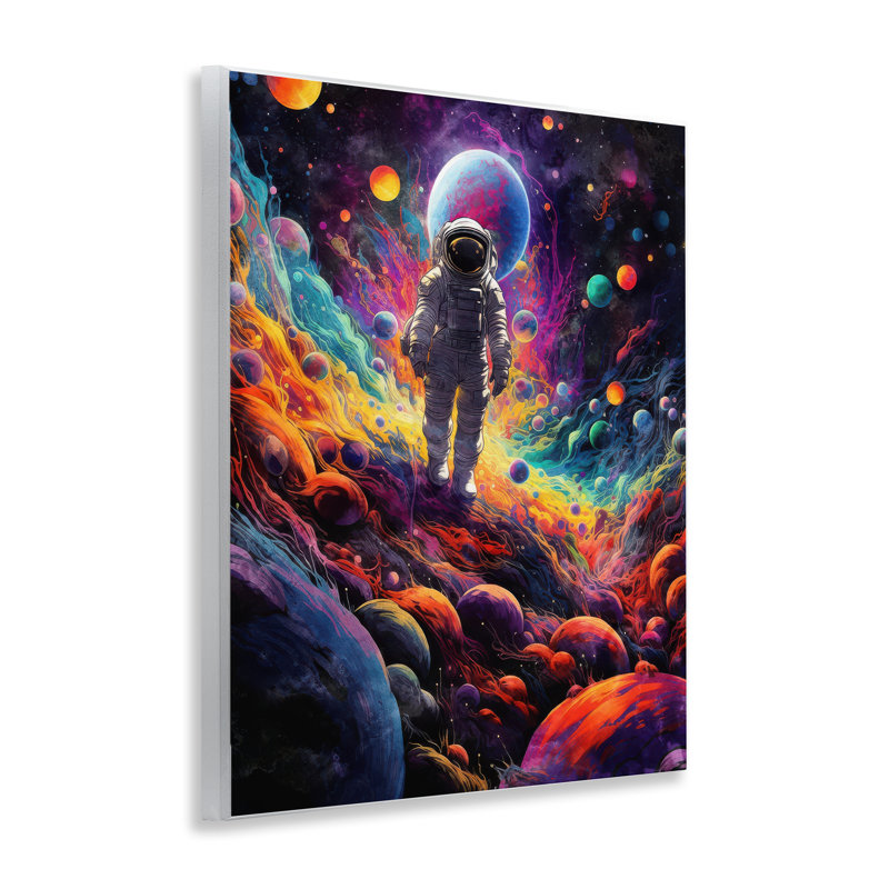 «Stepping on Space Terrain» par Nina Blue