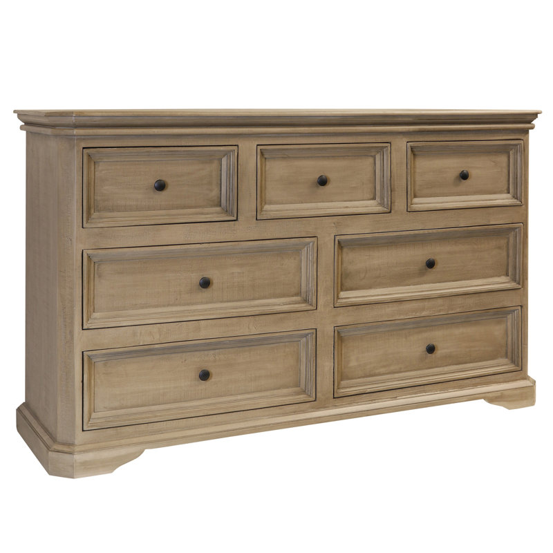 Toscana 7-Drawer Dresser - Heritage Oak