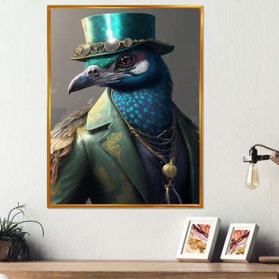 «Peacock Gangster in NYC II», impression sur toile