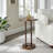 Tallulah Antique Bronze Round Accent Table