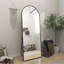 Miroir de plancher pleine longueur arqué avec support - Basics by Wayfair ™-1225809923-1225809922
