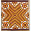 Geometric Medallion Wool Hand Knotted Pile 1920s American Usa Multicolor Jewel Tones Antique Rug