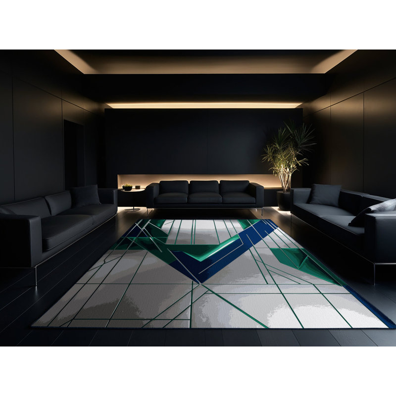 Lunar Fragment Rug, Rectangle 2' x 3'