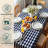 Navy Blue Plaid Checkered Rectangular Tablecloth 104 x 60-386630655-386630643
