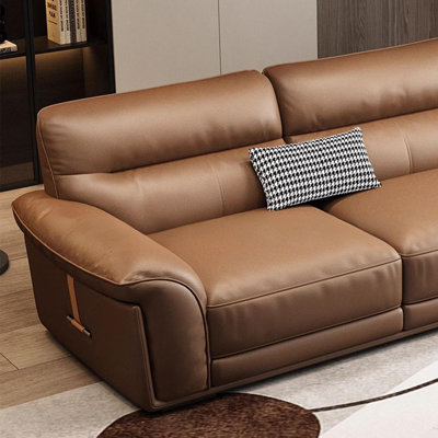Modern simple light luxury straight row sofa