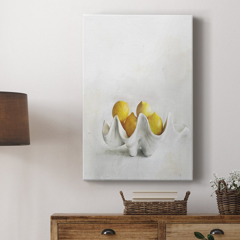Citrons - Cavas enveloppés de galerie, H 48 po x l 32 po