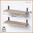Rustic Wood Shelves Set Of 2