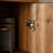 50" Tall Accent Cabinet with Reclaimed Wood Doors for Living Room, Entryway, or Bedroom