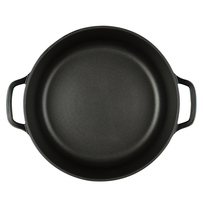 7 Quart Black Non-Stick Cast Aluminum Dutch Oven