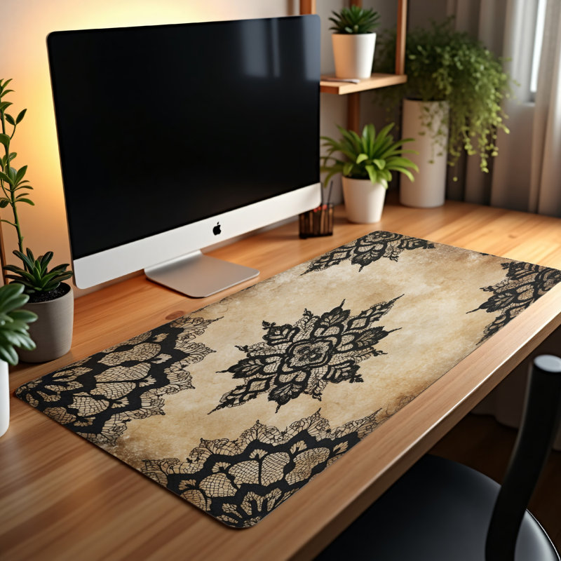 Polyester Desk Pad, 31.5x15.5