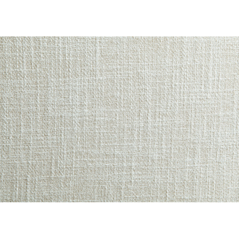 Ensemble de 2 chaises d'appoint en lin beige et chêne rustique