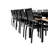 Heck 12 - Person Teak Patio Dining Set with Extendable Table