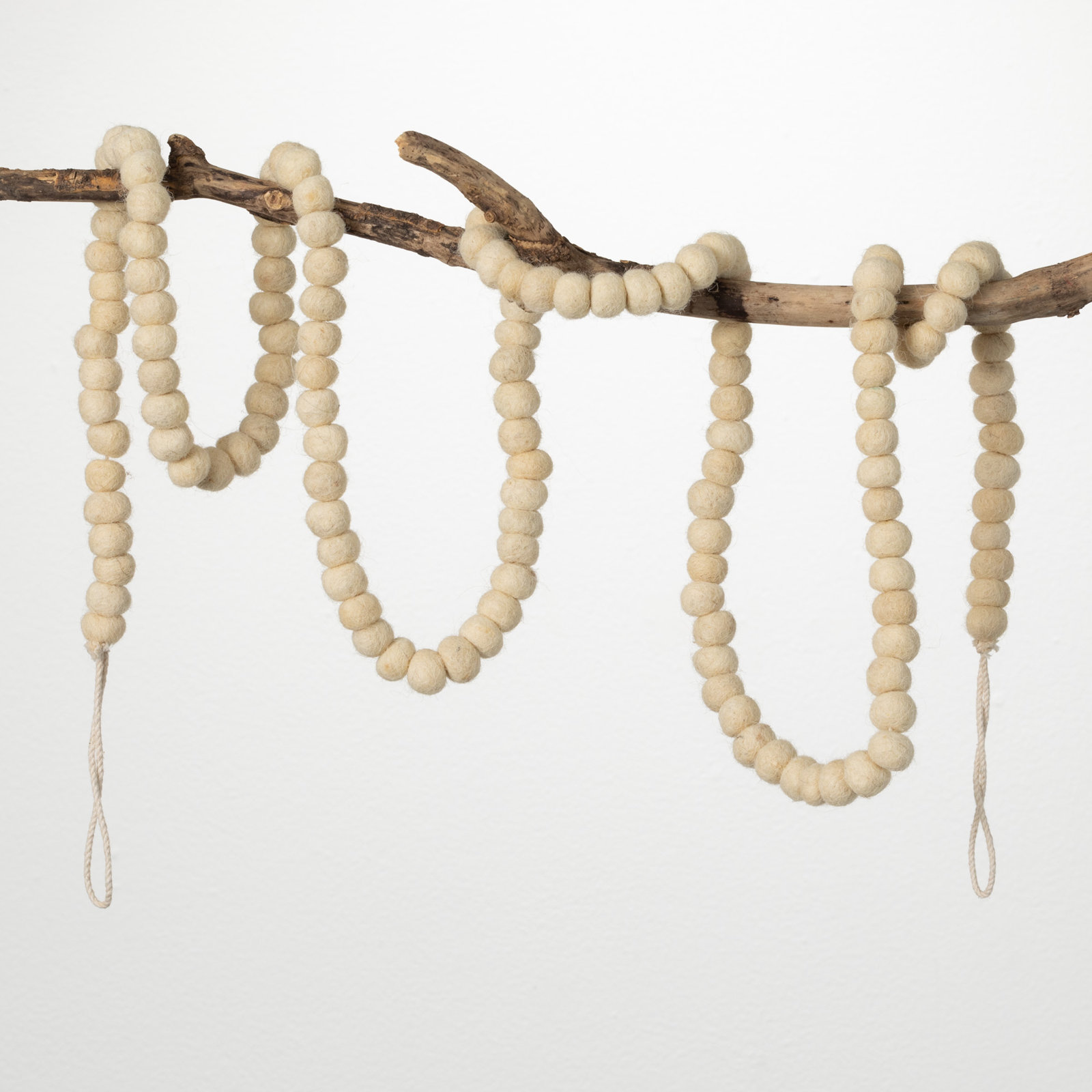 Wool / Felt 70'' Novelty Garland Garland, Brown