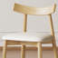Ensemble de 2 chaises de salle à manger modernes en bois (seulement chaises de salle à manger)-1780041767