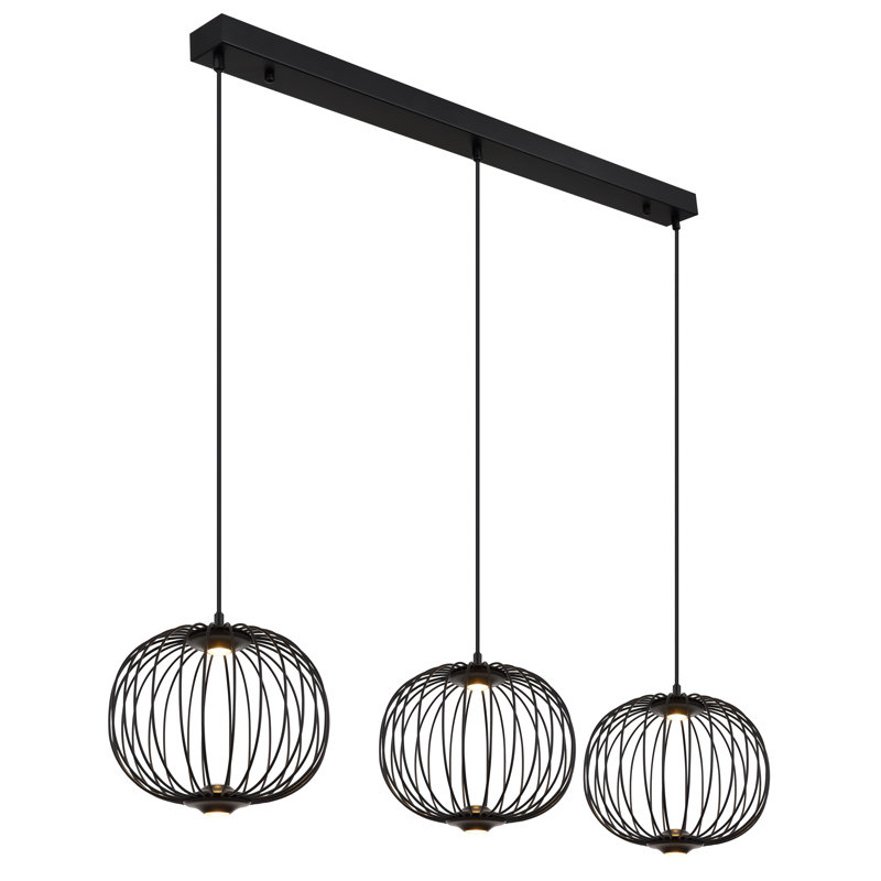 Andia 1 - Light Matte Black LED Pendant