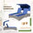 Modern Rattan Outdoor Daybed With Canopy,2-Person Patio Lounger With Adjustable Backrest, Patio Sofa With Cup Holders And Built-In Side Table,Perfect For Poolside, Garden, Or Deck-1327484540